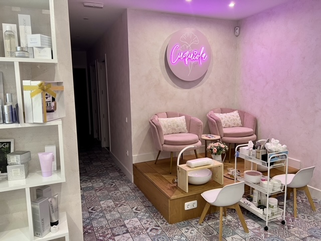 Cuquiola Beauty espacio para pedicura en salon de belleza